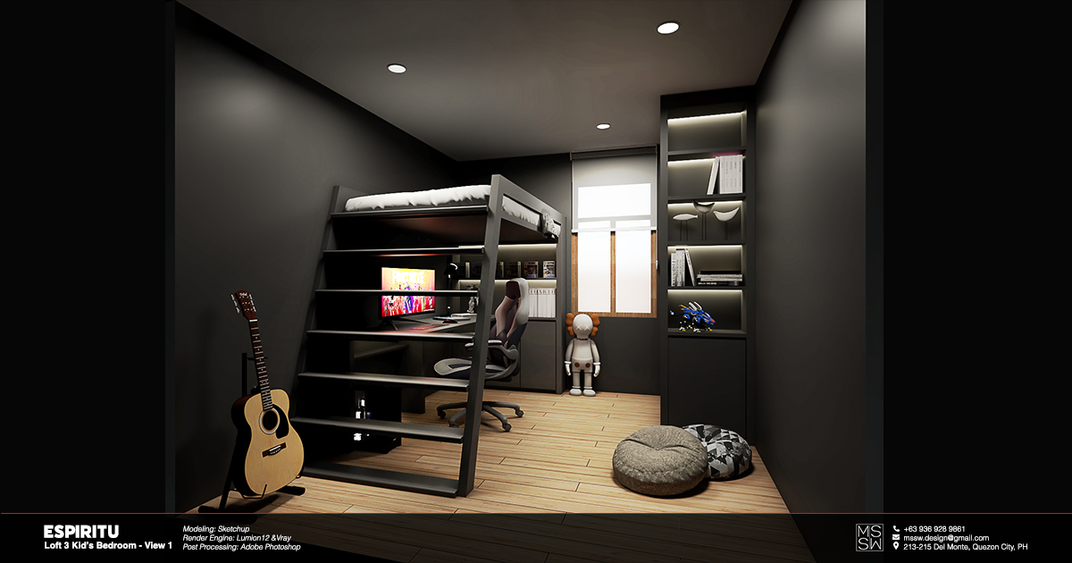 EspirituLoft 3 Kids Bedroom - View 1